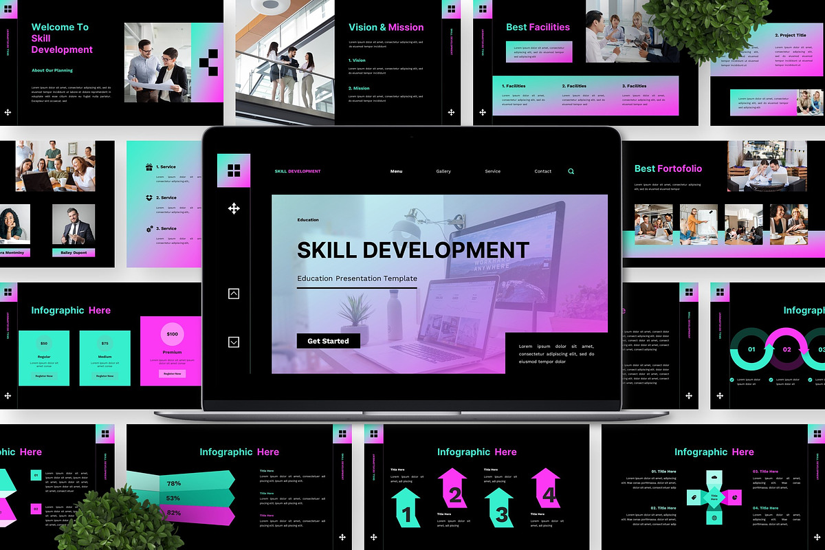 Skill Development - Education PPT, a Presentation Template by Deepslide Studio (Photo 6 of 6)