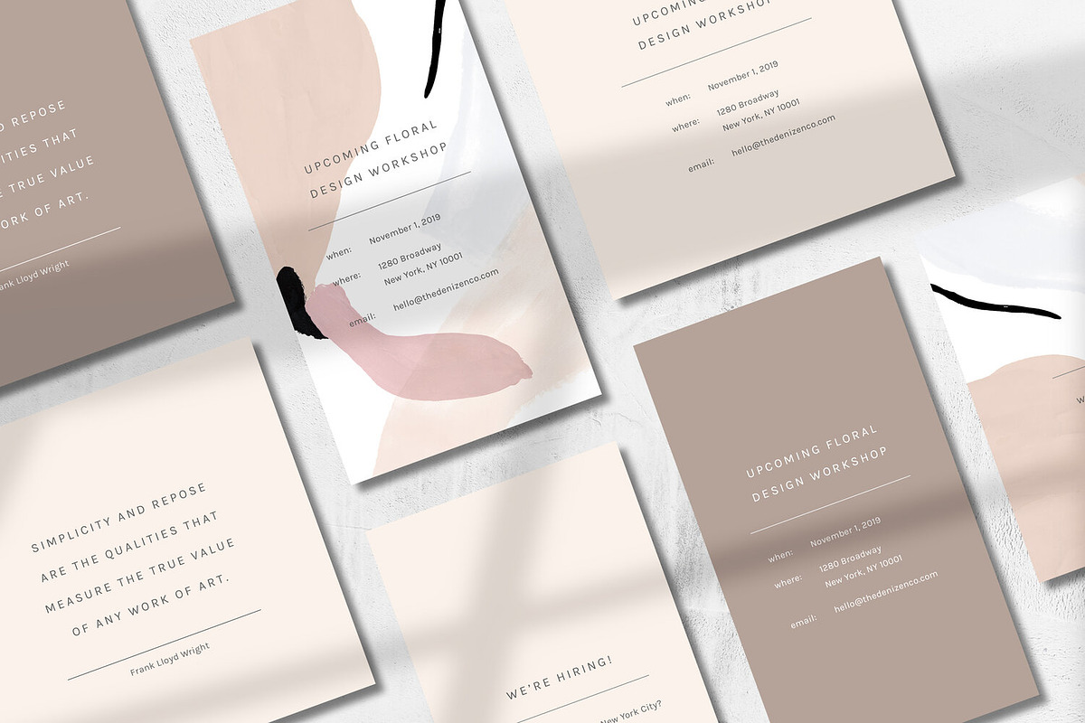 Penelope Instagram Bundle, a Social Media Template by The Denizen Co. (Photo 1 of 7)