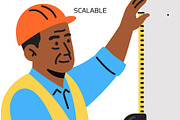 Construction Worker 03 – Vector, a Person Illustration by Studio22 (Thumbnail 3 of 3)