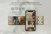 Facebook posts template for authors, a Social Media Template by Petite Zakka Boutique (Thumbnail 7 of 7)