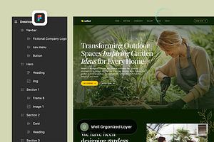 Selfast - Gardening Landing Page