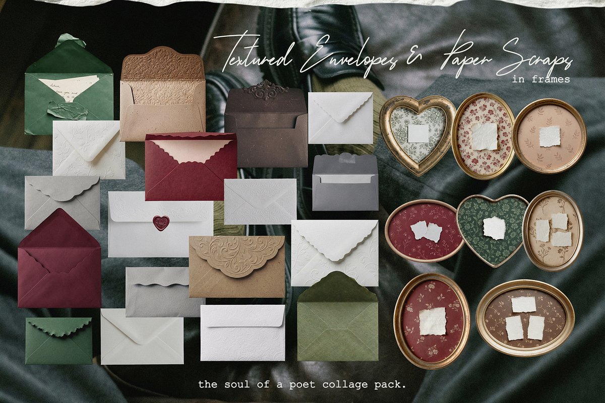The Soul of a Poet: Collage Pack, an Object Graphic by TiriCo (Photo 9 of 13)