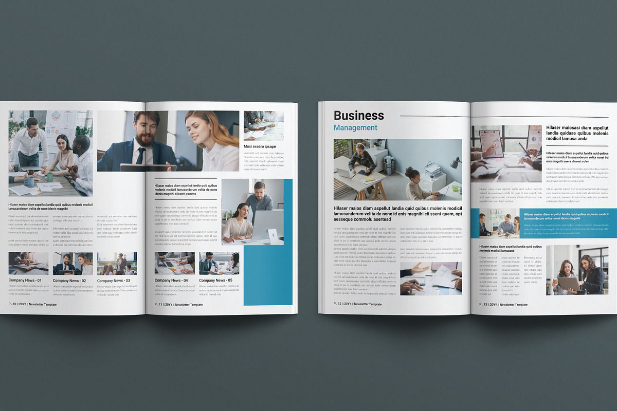 Newsletter Template, a Brochure Template by E-Type