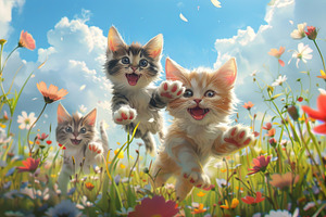 background wallpaper of cat looking, a Background Photo by Maylianaw28