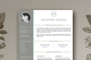 Modern Resume Template CV Design
