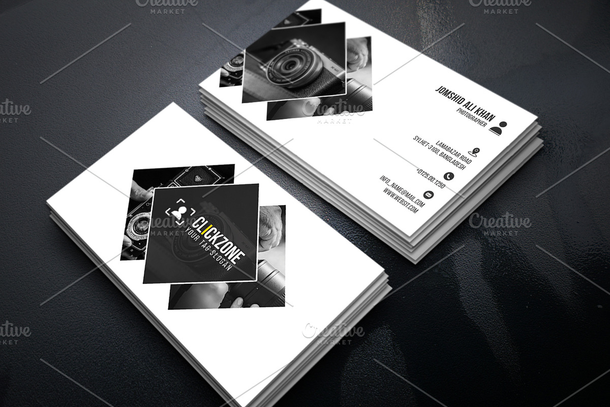 Photography Business Card, a Business Card Template by Helal Shop (Photo 4 of 6)