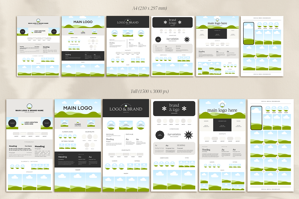 Brand Boards Set 2, a Branding & Logo Template by Creatif Foundry (Photo 4 of 8)