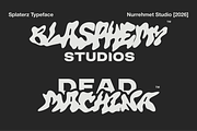 Splaterz NS - Organic Graffiti Font, a Handwritten Font by Nurrehmet Studio (Thumbnail 5 of 8)
