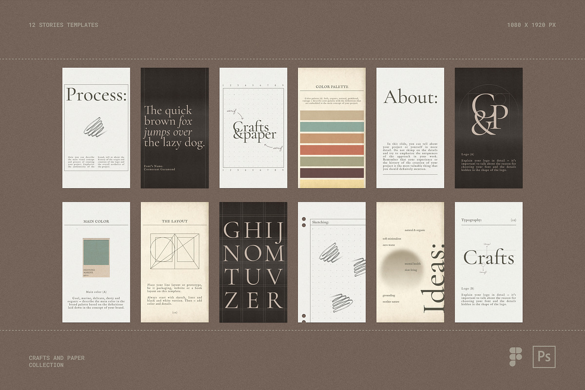 Crafts & Paper | Instagram Templates, a Social Media Template by Evgeniya Goktas (Photo 7 of 15)