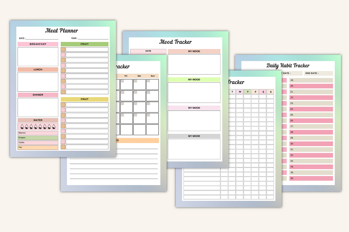 2026 That Girl Daily Routine Planner