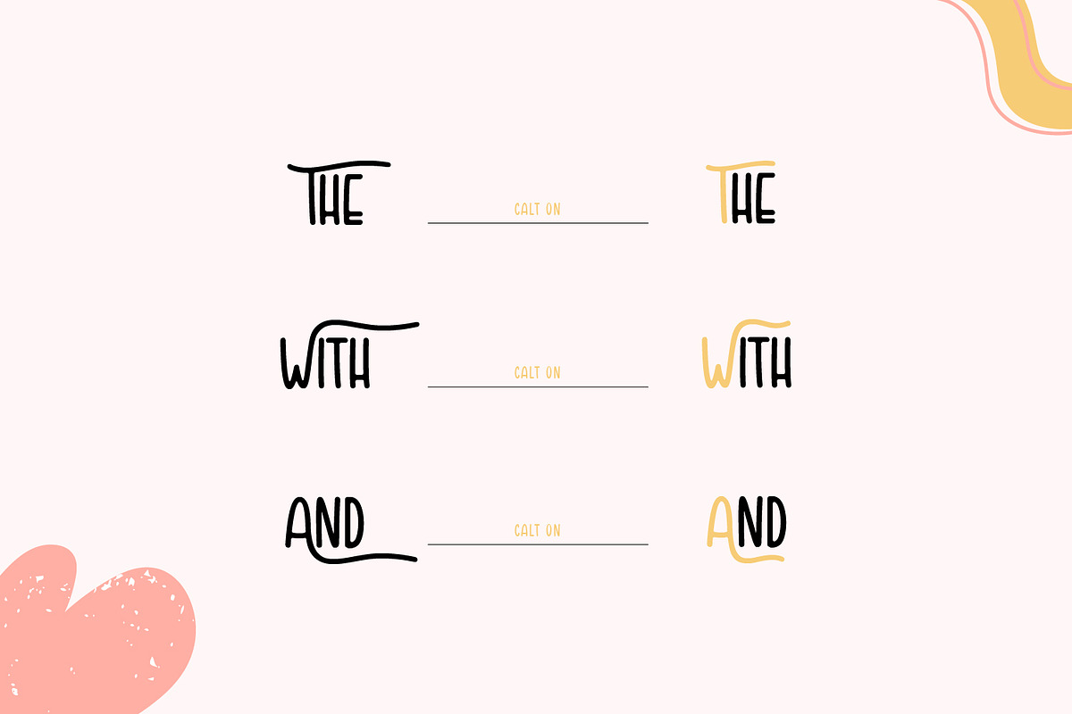 Tuti Cuties, a Sans Serif Font by Dikas Studio (Photo 4 of 6)