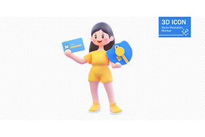 A colorful 3D vector illustration of, a Technology Illustration by ZinetroN