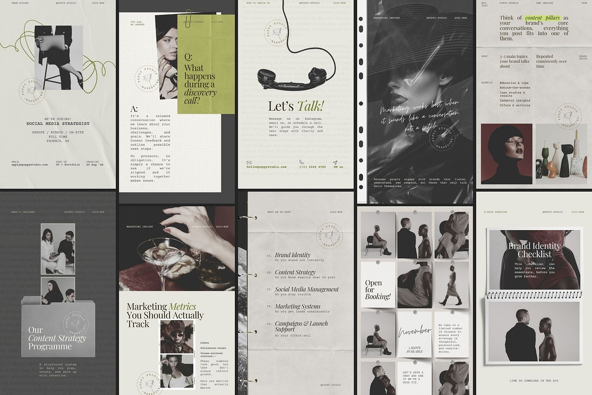 Minimalist Editorial Instagram Post, a Social Media Template by And Done Studio (Photo 4 of 8)