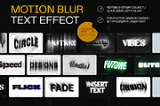 Motion Blur Text Effect, a Layer Style Add-On by iDoodle Studio (Thumbnail 1 of 8)