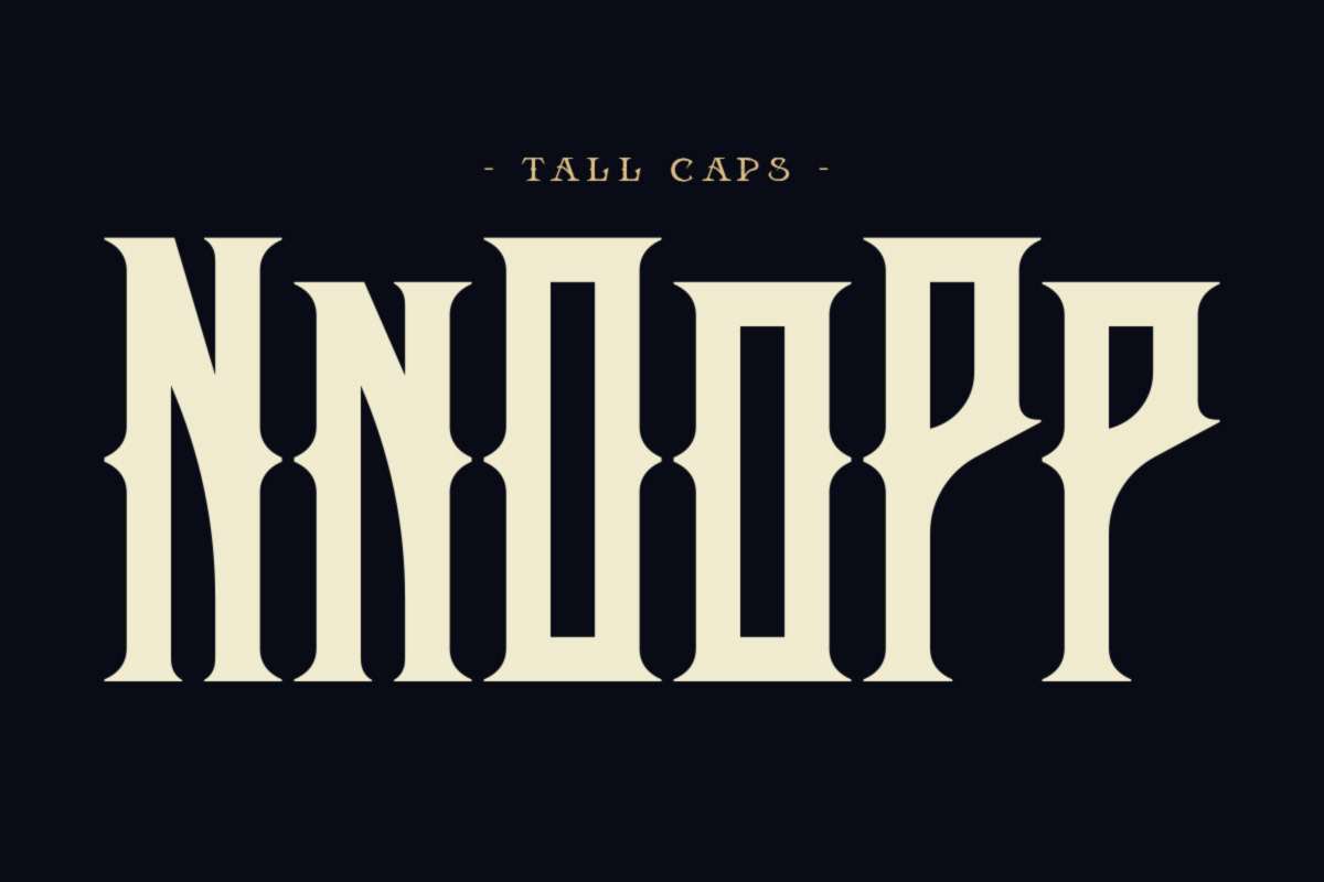 MageBlood Typeface, a Font by Tugcu Design Co. (Photo 6 of 6)