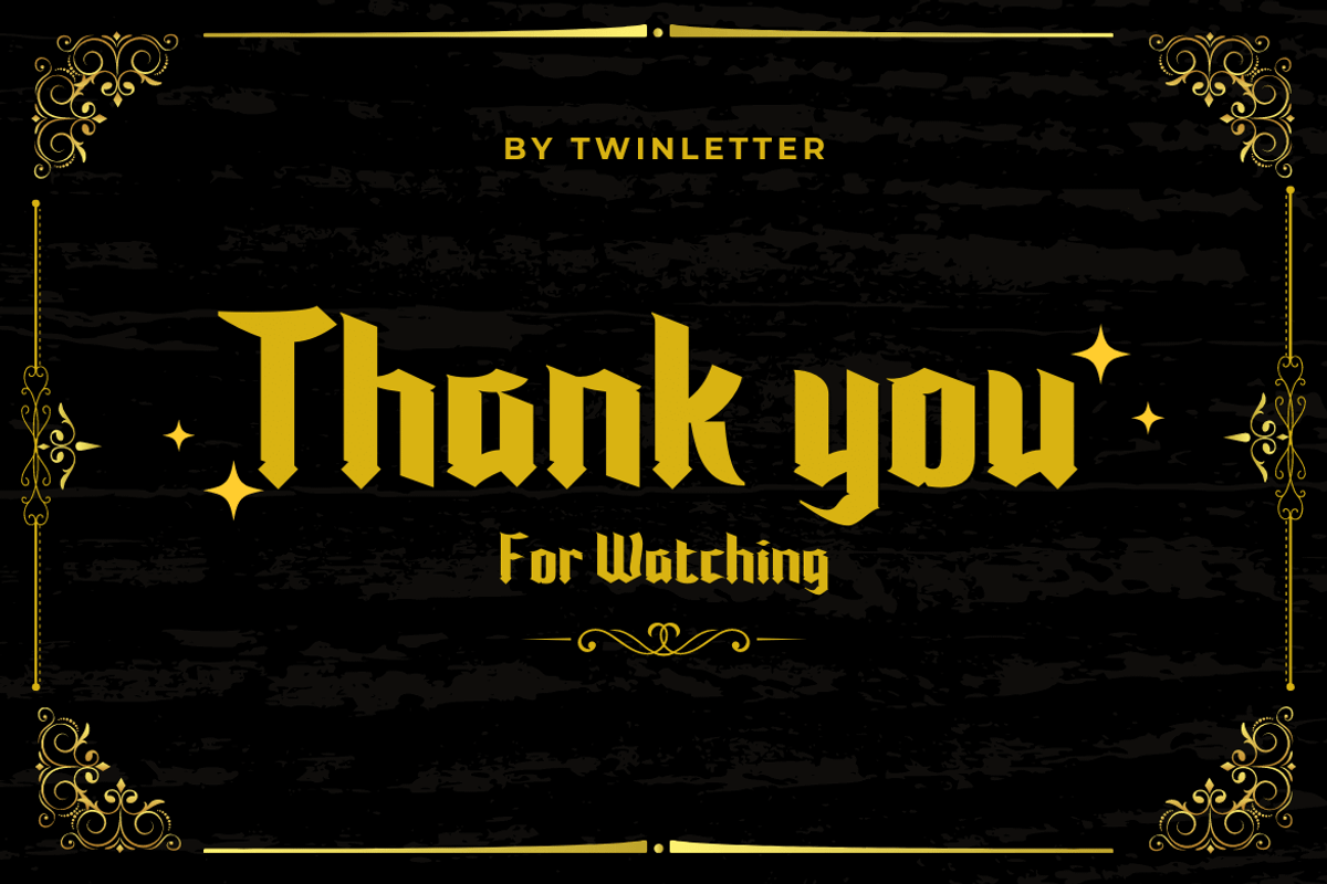 Wukang, a Blackletter Font by twinstd (Photo 13 of 13)