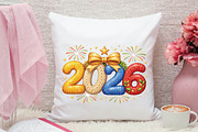 Faux Yarn New Year 2026 Png, an Illustration by DreamPrint404 (Thumbnail 6 of 6)