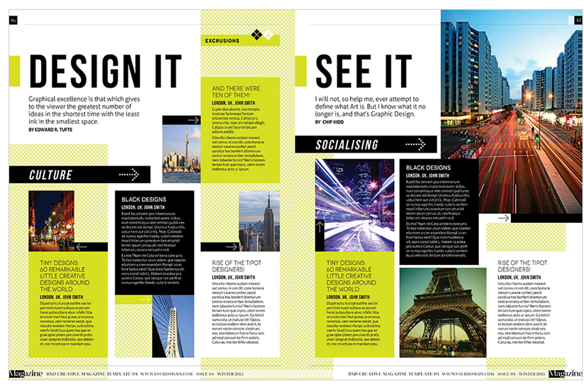 Magazine Template InDesign 04, a Magazine Template by Love Graphic Design, image size:1200x800