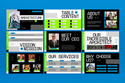 Black Architecture Power Point, a Presentation Template by graphicook (Thumbnail 2 of 4)