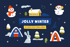 Jolly Winter | Vector collection