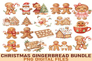 Christmas Gingerbread PNG Clipart, an Object Graphic by Digi_Design_World (Thumbnail 1 of 2)