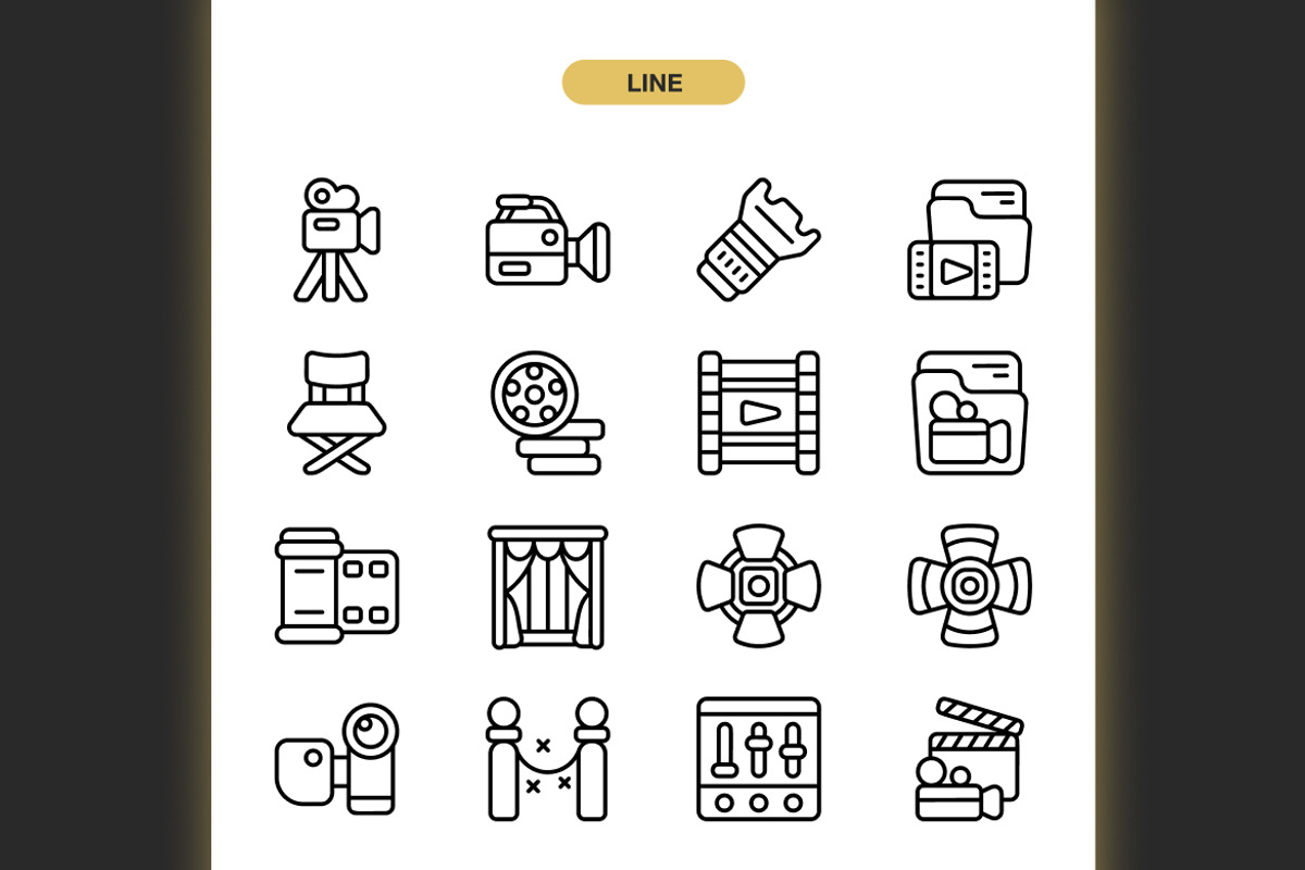 Production Film Icons, an Icon by Spacepixel Creative (Photo 2 of 3)