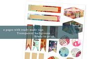 Mixed Media Collage Papers, a Texture Graphic by happychinchilla (Thumbnail 9 of 9)