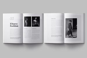 Magazine Template Canva