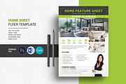 Home Sheet Flyer Template, a Flyer Template by crazyOWL (Thumbnail 1 of 5)