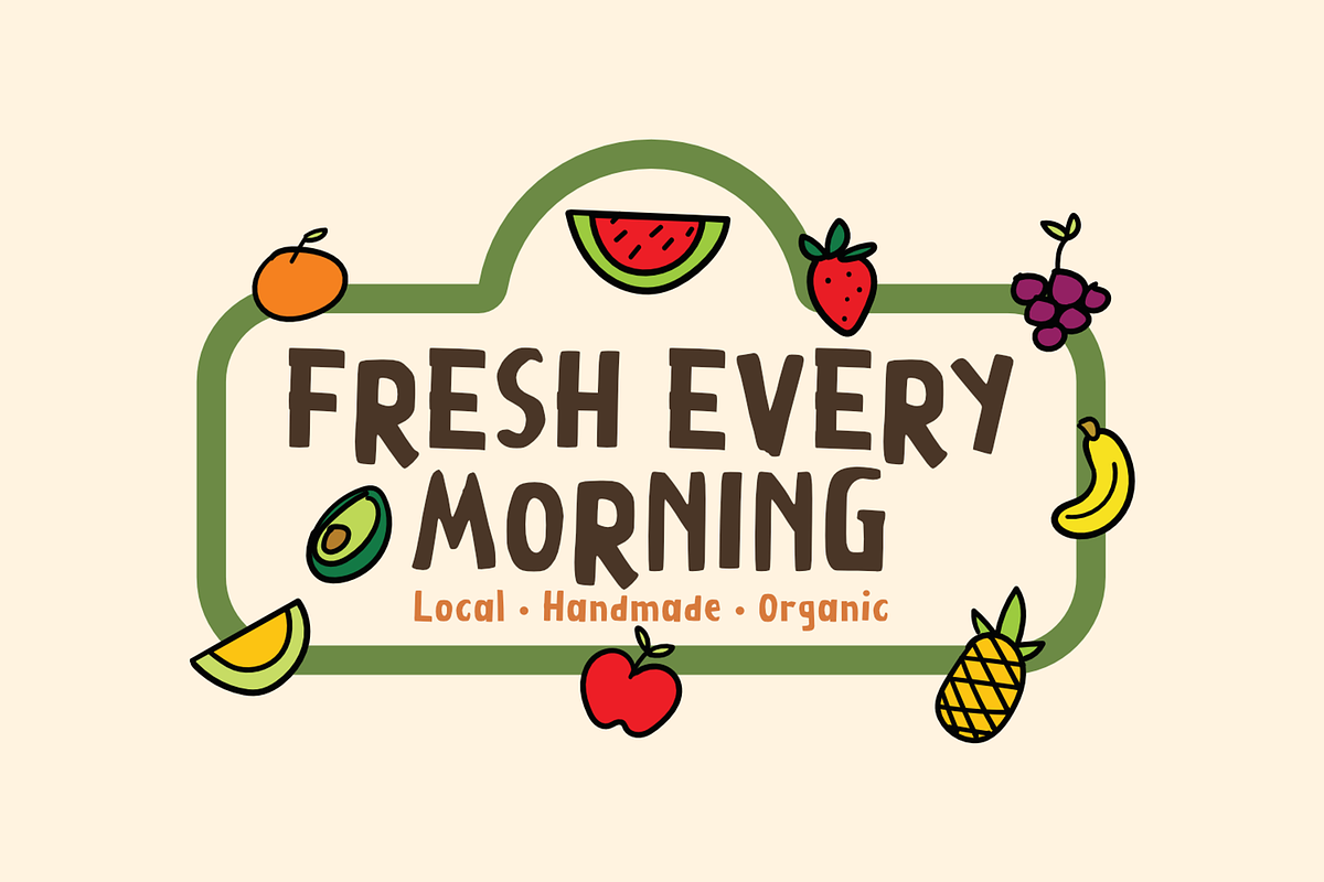 Dalanane Playful Display Font, a Sans Serif Font by mesuka (Photo 2 of 5)