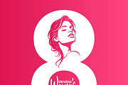 International Women’s Day Vector Set, a Background Graphic by RAHMAT (Thumbnail 1 of 11)