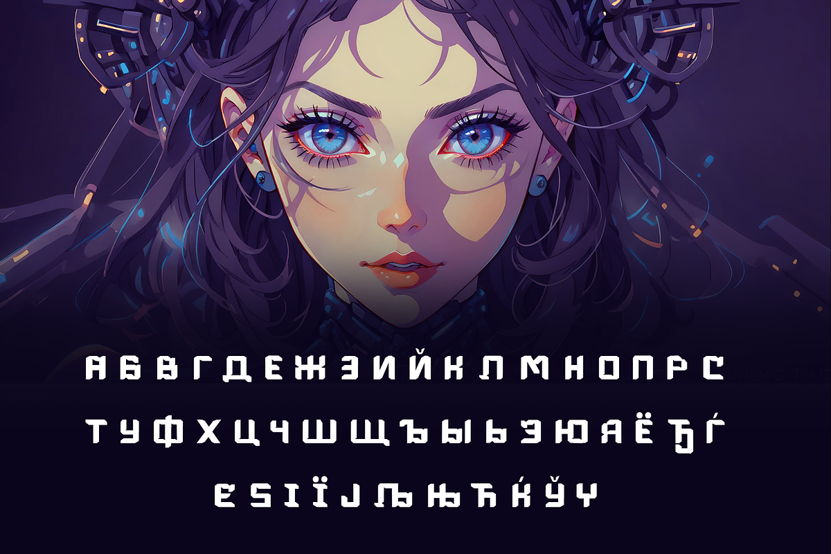 Gozen | Futuristic-Mecha Typeface, a Symbol Font by Mofr 24 (Photo 6 of 12)