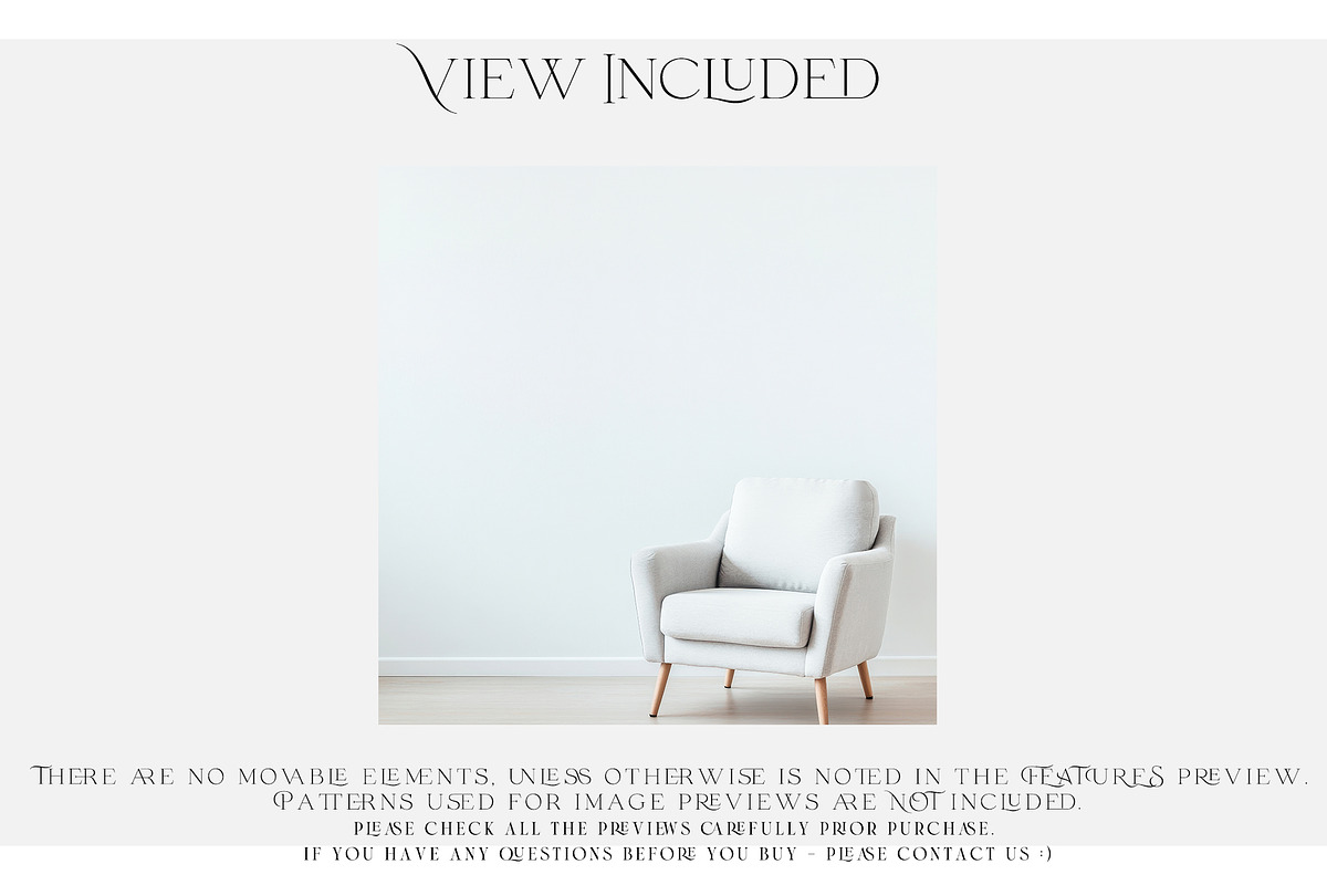 Armchair Upholstery Mockup, a Product Mockup by mock-ups (Photo 2 of 15)