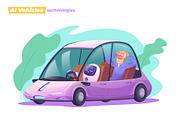 Old man vs Technologies AI, a Technology Illustration by VectorVision (Thumbnail 3 of 5)