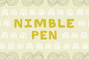 NimblePen, a Font by Satchel & Sage (Thumbnail 1 of 5)