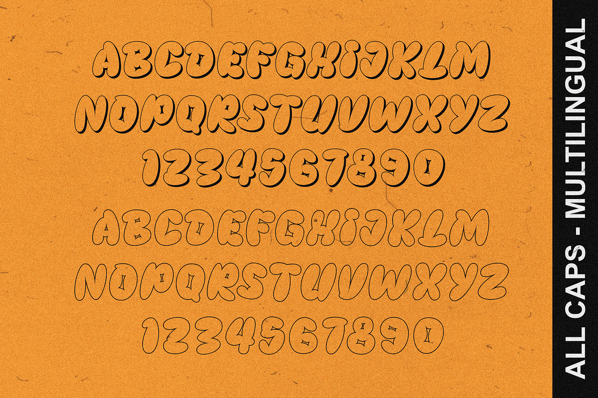 Edkies Bubbly, a Sans Serif Font by 24Design Studios (Photo 9 of 9)