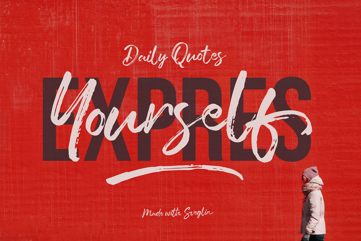 Sveglia, a Script Font by Wacaksara Co. (Photo 11 of 14)