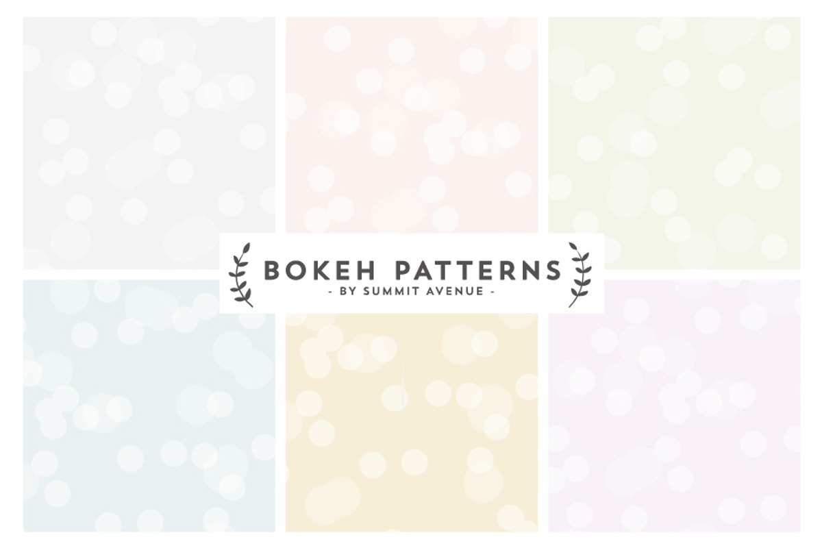 Seamless Bokeh Paterns & Papers