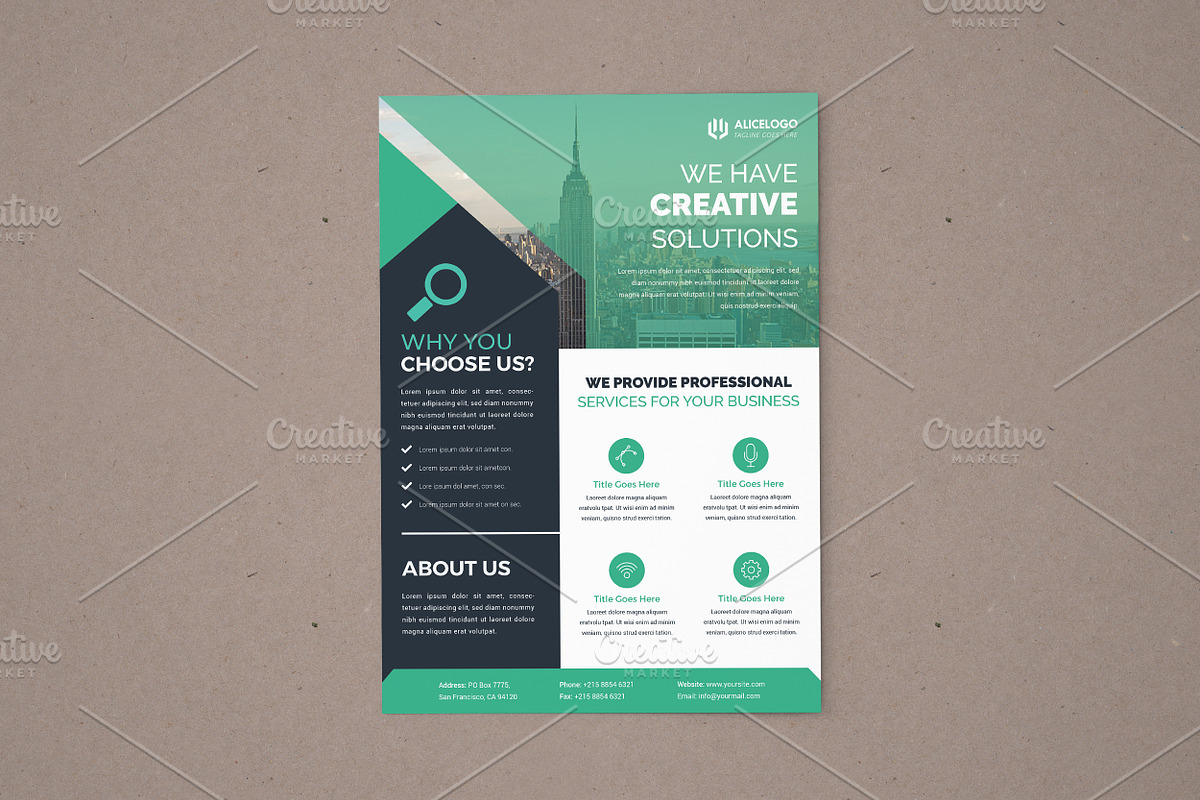 Flyer Template, a Flyer Template by Alice_s (Photo 9 of 10)