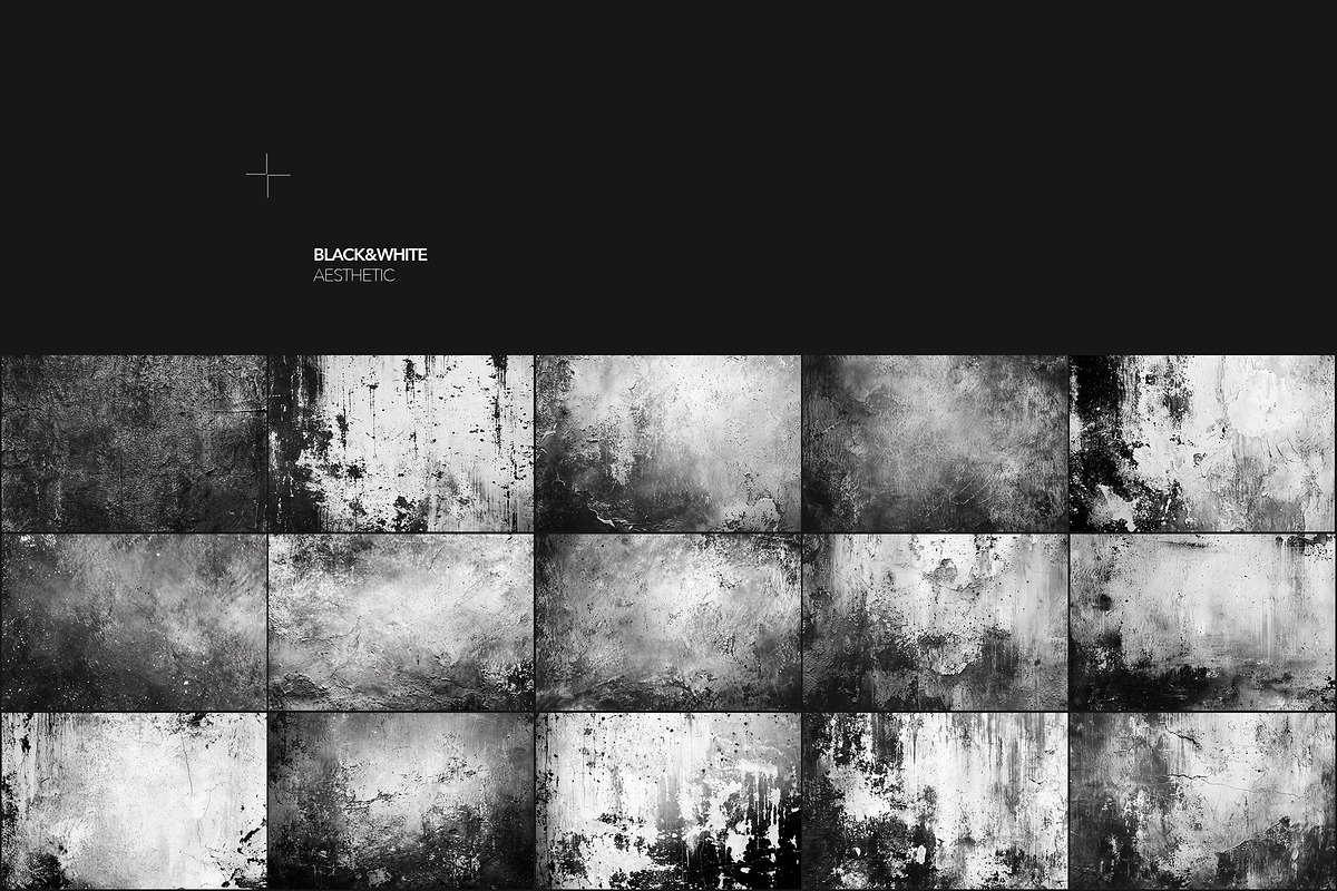 Grunge Black&White Textures, a Texture Graphic by Milka (Photo 2 of 11)