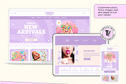 Retro Purple Y2K Website Template, a Wix Template by Template Twist Shop (Thumbnail 8 of 10)
