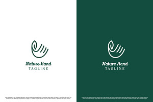 Nature Hand Logo Design Illustration, a Branding & Logo Template by Morvana Crew