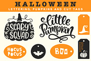 Halloween Lettering, Tags, Pumpkins, an Object Graphic by Katrinelly (Thumbnail 11 of 14)