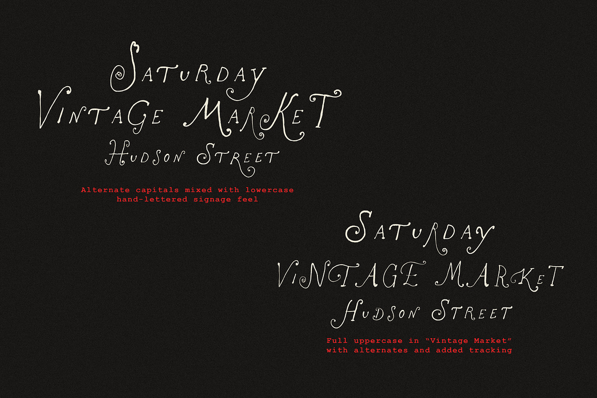 The Rose Atelier// Hand drawn Font, a Handwritten Font by PeachCreme (Photo 8 of 15)