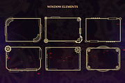Steampunk UI Set, an Object Graphic by Olga Ryzychenko (Thumbnail 6 of 13)