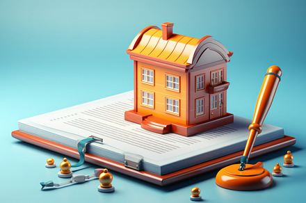 Real estate law, foreclosed property, lawyer services concept. 3, a Business Photo by AS photostudio