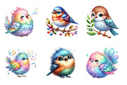 Watercolor Cute Bird Sublimation PNG, an Illustration by SinaCreation (Thumbnail 3 of 7)