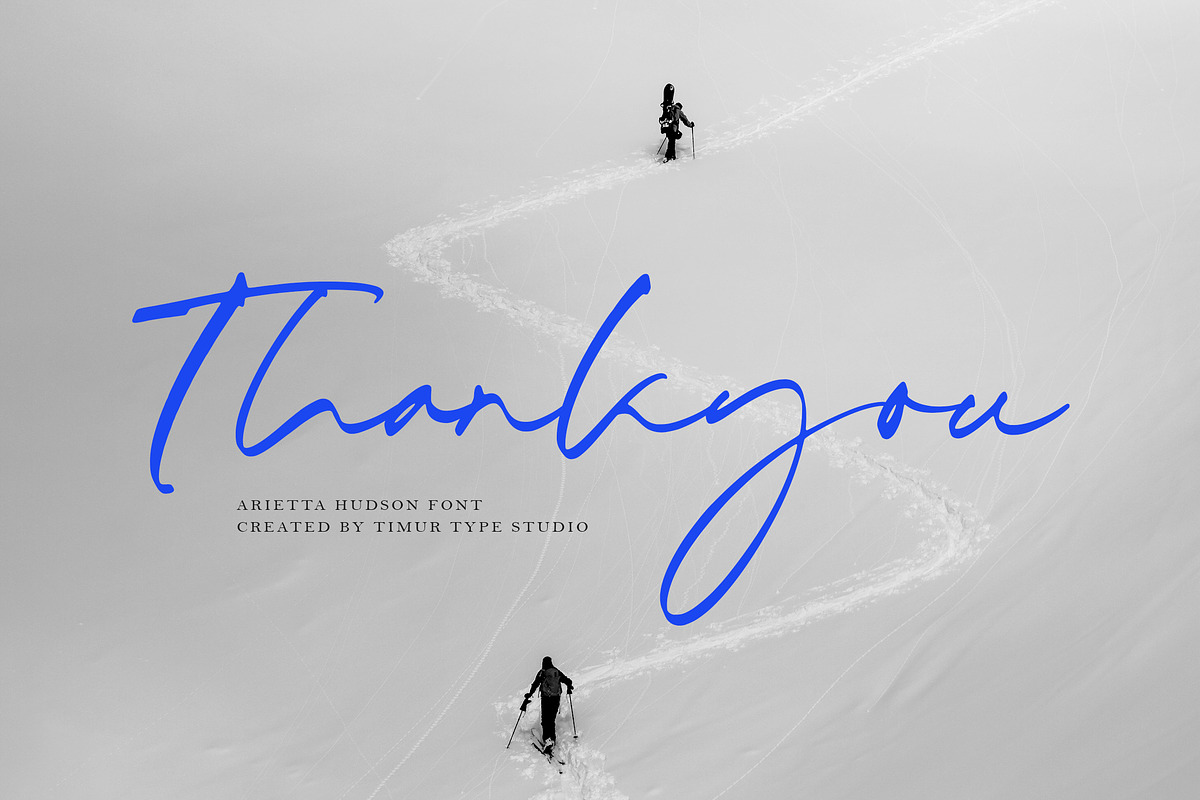 Arietta Hudson Font, a Script Font by Timurtype (Photo 7 of 7)