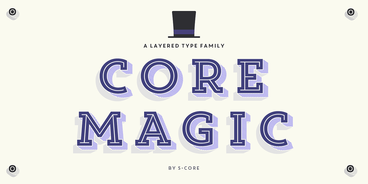 Core Magic, a Slab Serif Font by S-Core (Photo 1 of 6)
