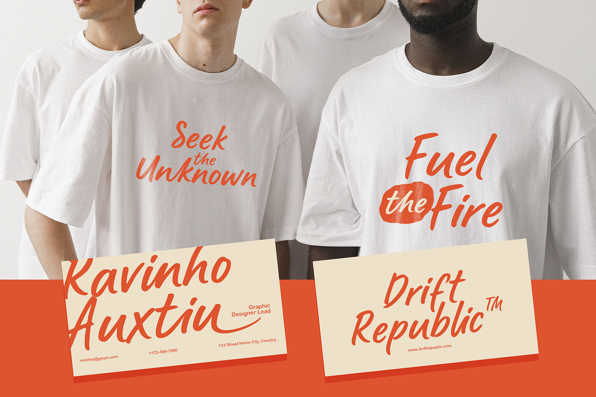 Rustline Bold Handwritten Script, a Handwritten Font by Namela Studio (Photo 5 of 8)